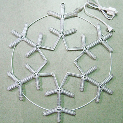 LED snowflake single tube
